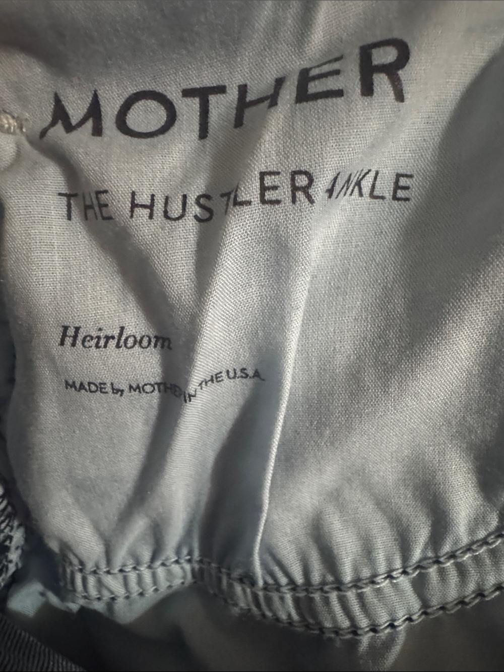 MOTHER The Hustler Ankle Flare Jeans Heirloom Blue Size 28 High Rise Stretch - Picture 8 of 9